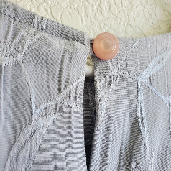 Suzanne Grae Sz 12 (Australian) Gray  Long Dress Slits On Bottom Side - Picture 4 of 7